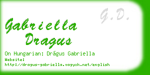 gabriella dragus business card